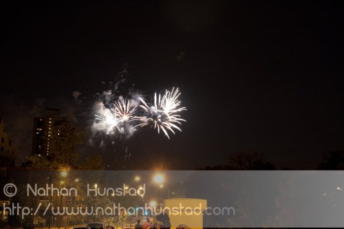 Minneapolis fireworks on 4 July 2010